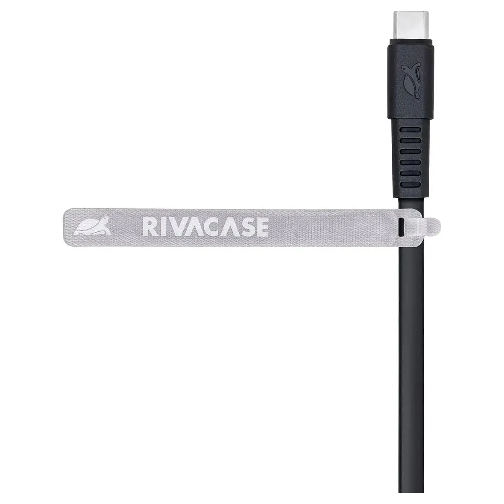 Дата кабель USB 2.0 AM to USB-C 1.2m black RivaCase (PS6002 BK12) - фото 3