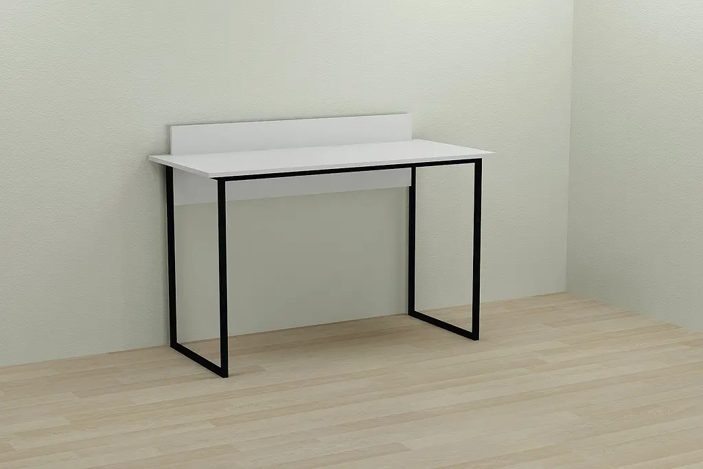 Комп'ютерний стіл Ferrum-decor Скай 75x140x60 чорний ДСП Білий 16мм (FRD-103631) - фото 3