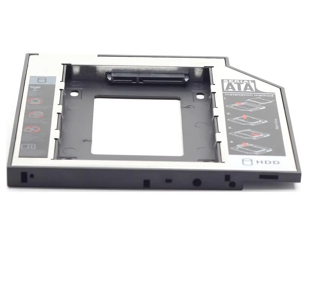 Зовнішня кишеня Gembird HDD 2,5" для ноутбука в отсек CD-ROM MF-95-01 (9.5 мм) (MF-95-01) - фото 4