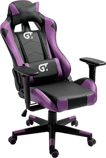 Геймерське дитяче крісло GT Racer чорне з фіолетовим (X-5934-B Kids Black/Violet) - фото 6