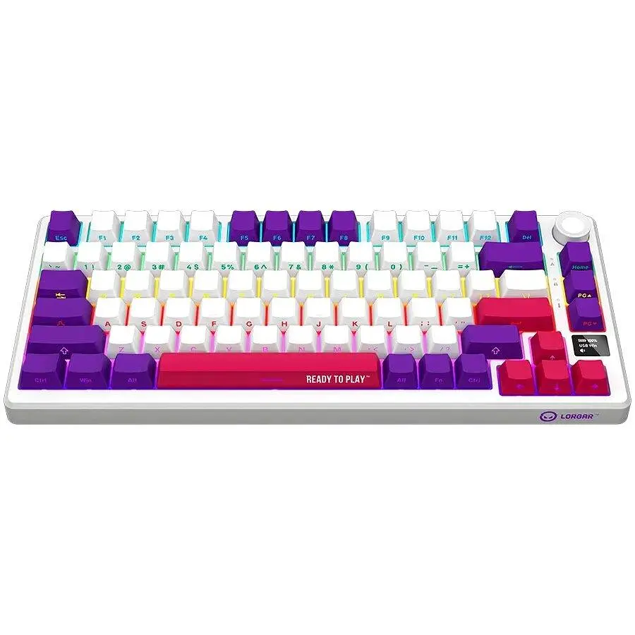 Клавіатура Lorgar KBP7075W Wireless Pro 75% Exploded White EN/UA (LRG-KBP7075W-WH-US) - фото 3