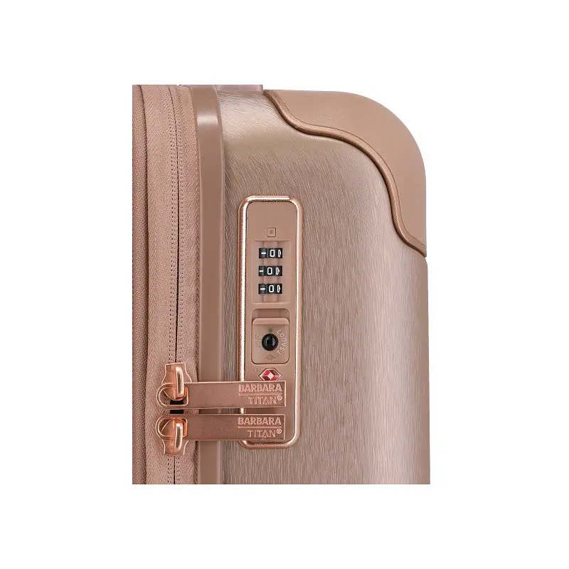 Валіза Titan Barbara Glint на 4 колесах M Ti845405 Rose Metallic (Ti845405-15) - фото 10