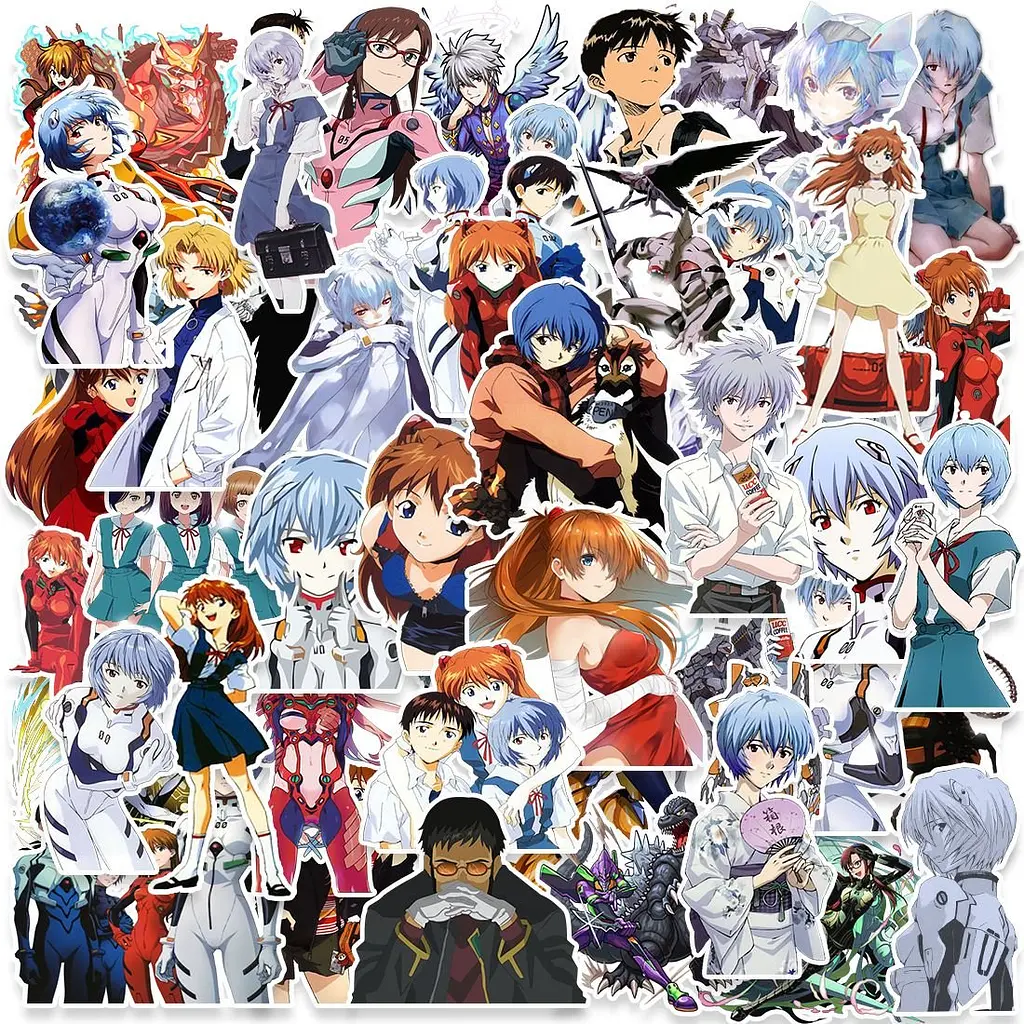 Стикерпак GeekLand Evangelion 50 штук - фото 2