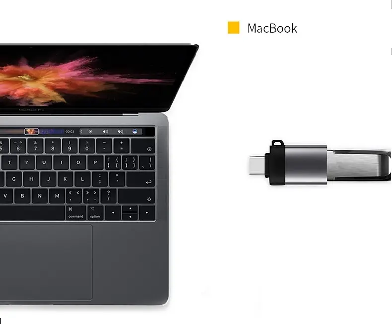Адаптер Перехідник Type-C-мама на microUSB GT Black (6151884324) - фото 4