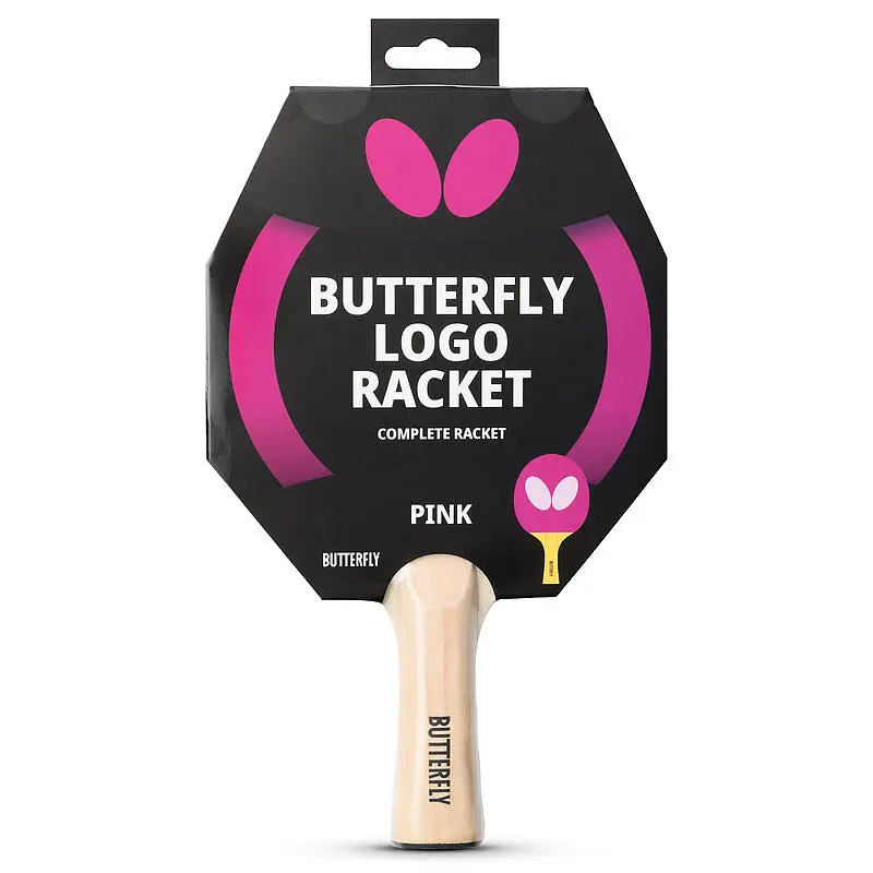 Ракетка для настільного тенісу Butterfly Logo Racket Pink FL (6017873302) - фото 2