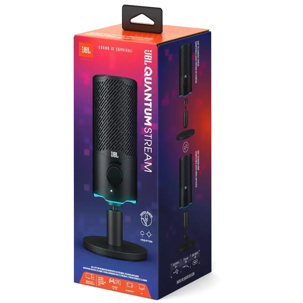 Мікрофон JBL Quantum Stream (JBLQSTREAMBLK) - фото 9