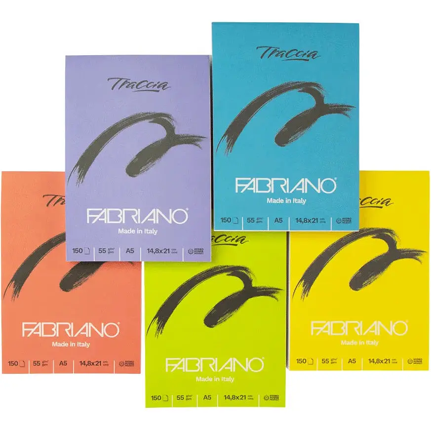 Блок бумаги для графики и каллиграфии Fabriano Traccia А5 55 г/м2 150 листов - фото 3