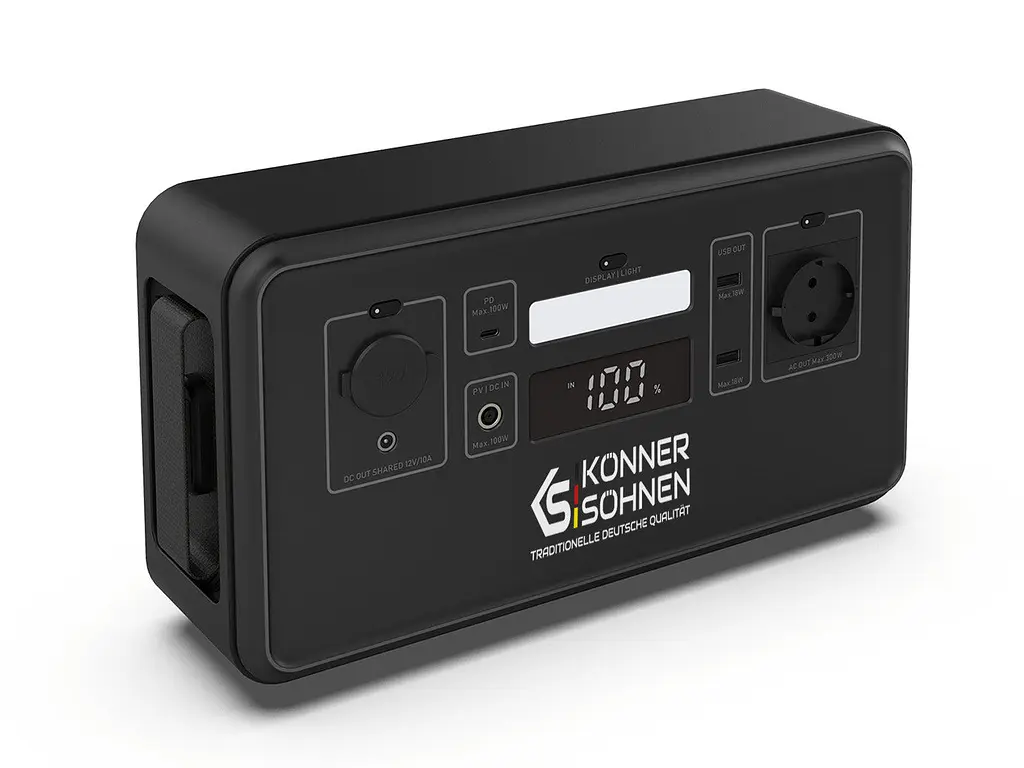 Konner & Sohnen Портативна електростанція Konner&Sohnen KS 500PS, 500Вт, 448Вт·рік, LifePo4, 230В, Bluetooth, 4.9кг - фото 4