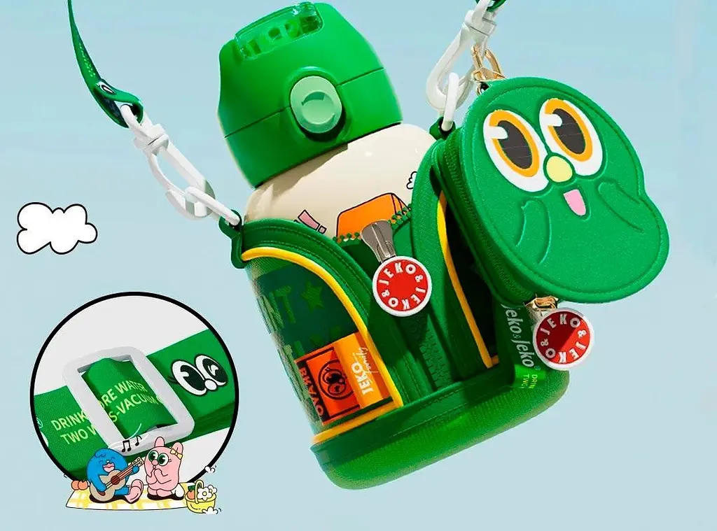 Термос JEKO Children's Insulated Cup 560ml Camping Squad (199901628) [99666] - фото 3