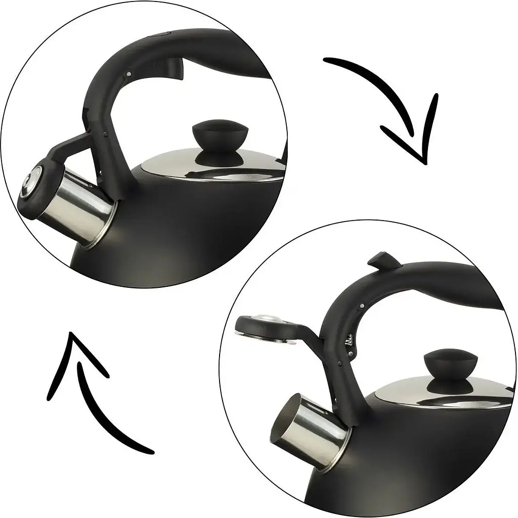 Чайник Ofenbach 2 л чорний (OF-100300) - фото 9