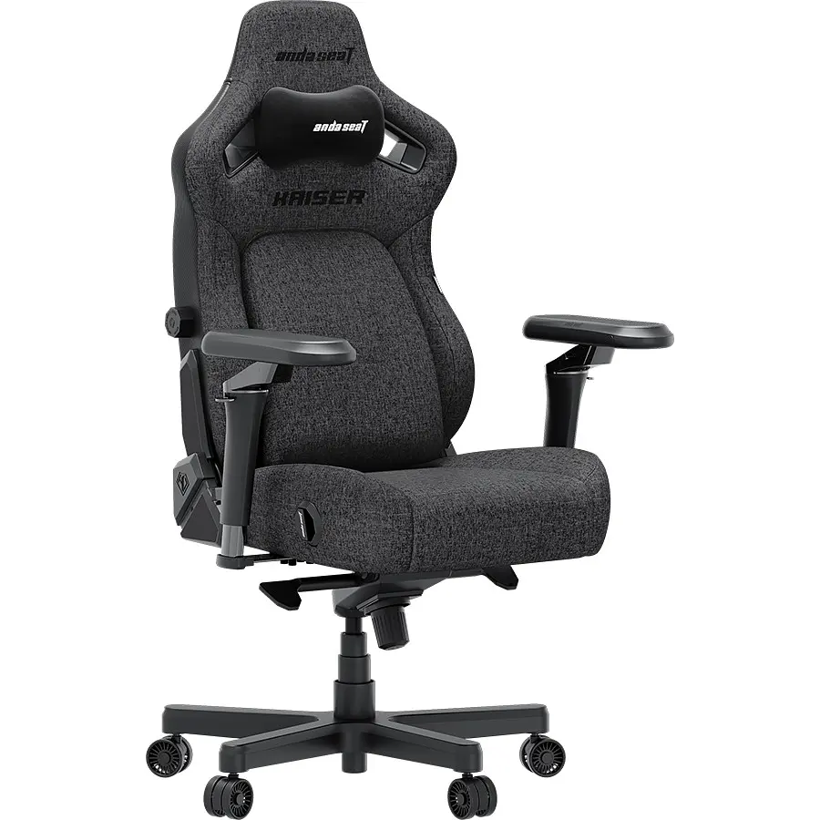Крісло ігрове Anda Seat Kaiser 4 V2 Size XL Dark Gray Fabric (AD12YDDC-XLL-20-GB-CF-03) - фото 5
