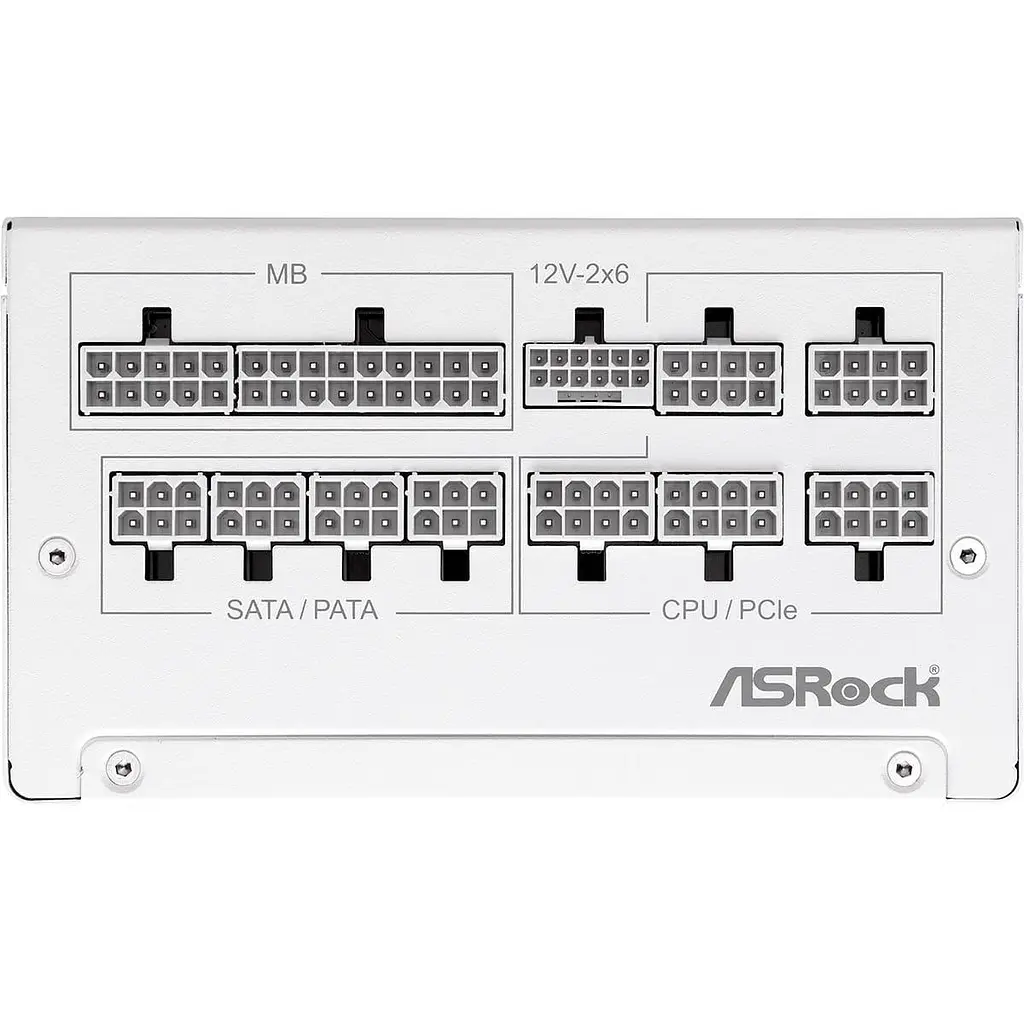 Блок питания ASRock Steel Legend 1000W 80+ Gold White (SL-1000GW) - фото 5