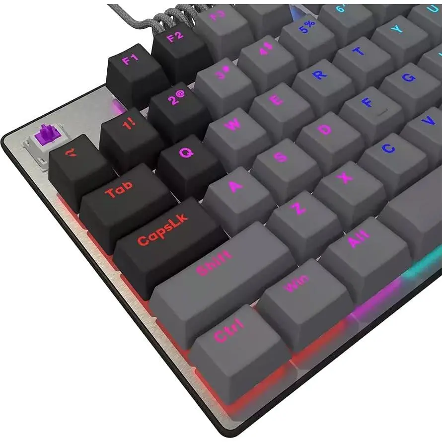 Клавіатура Lorgar Azar 514 TKL RGB EN+UA Black (LRG-GK514TKL-BK-UA) - фото 7