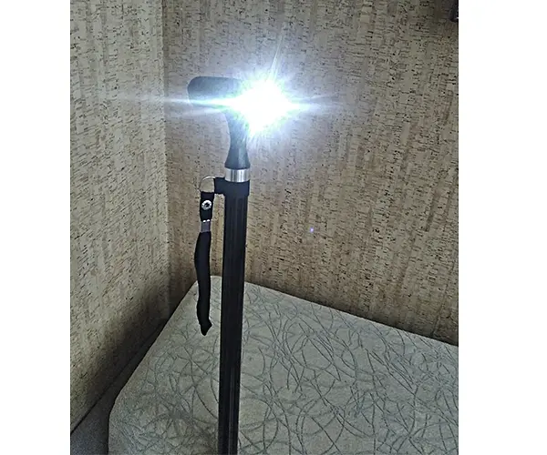 Тростина телескопічна з ліхтариком MQ Perfect MQ808 Walking Cane - фото 5