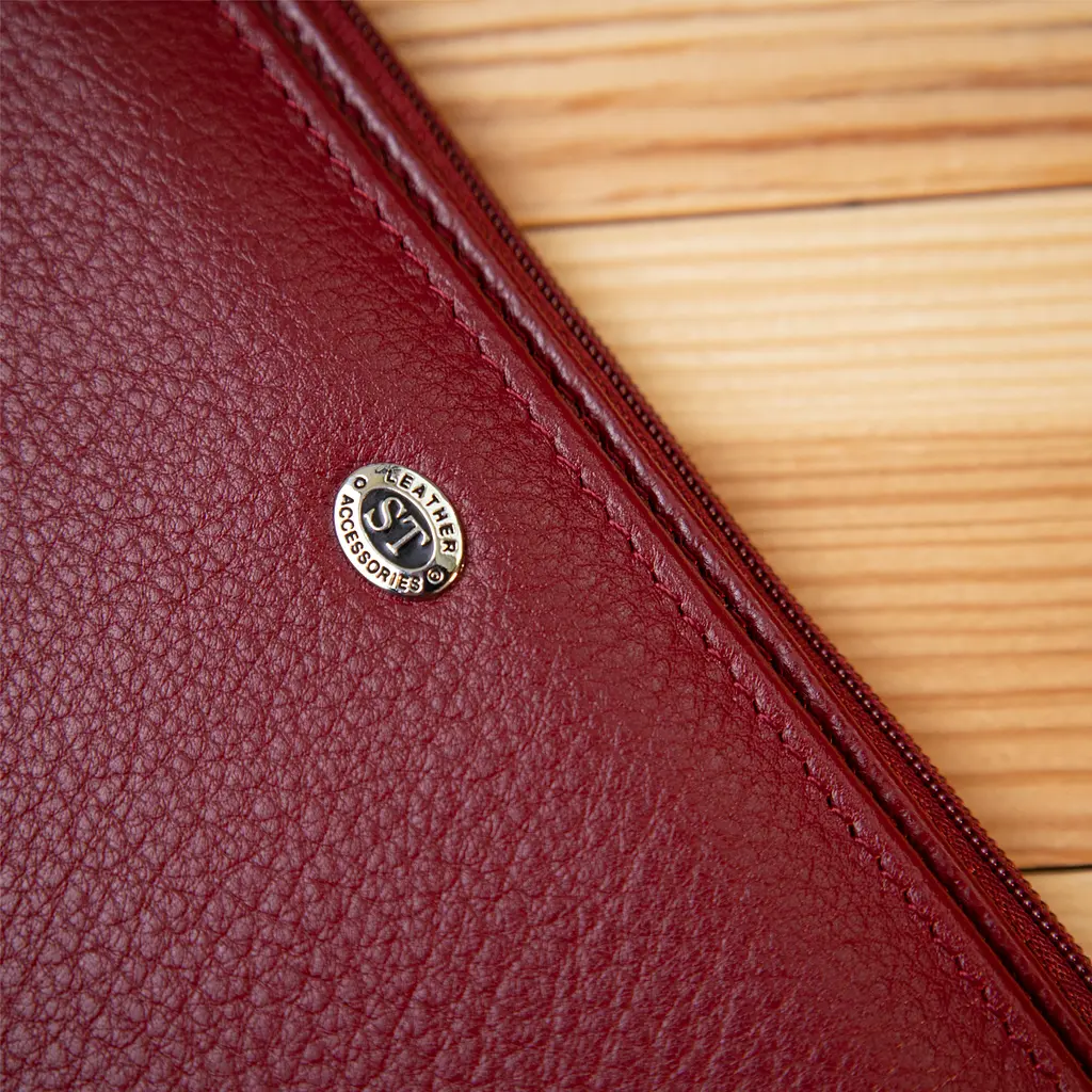 Кожаный женский кошелек ST Leather 19х9.5х1.5 см acs0018192 - фото 8