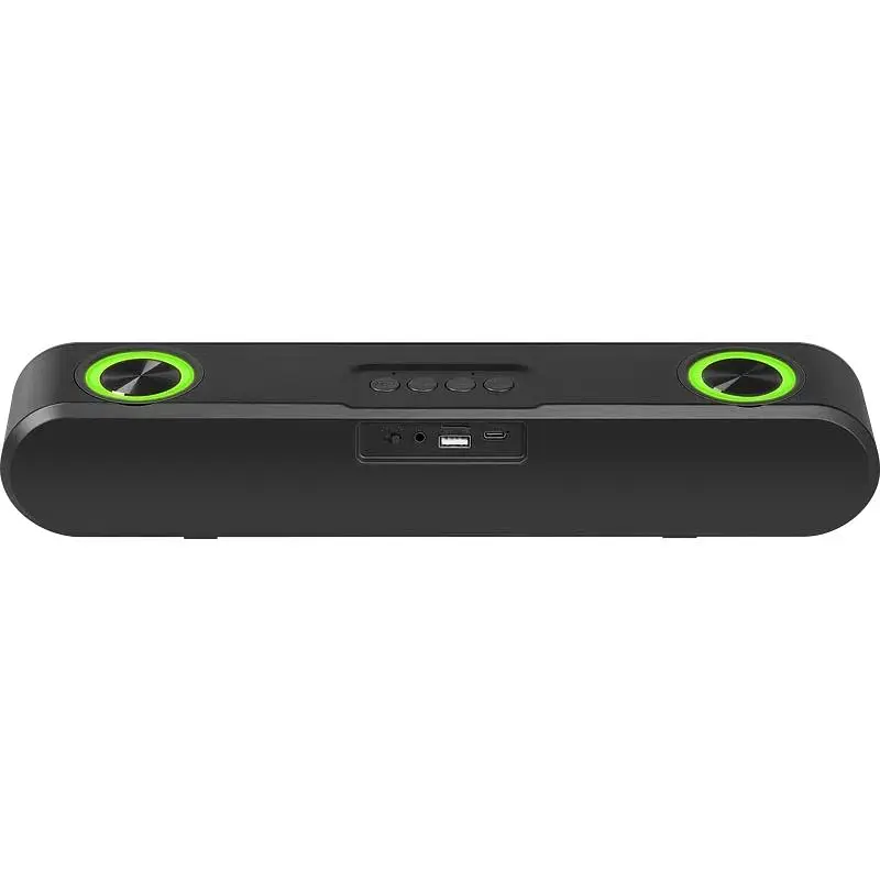 Акустична система 1.0 Defender Саундбар Z9 16Вт, Bluetooth/FM/USB/TF/AUX, LED чорна (65229) - фото 4