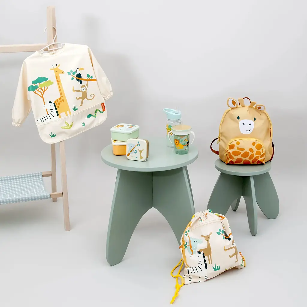 Поїльник-непроливайка Miniland Jungle Bottle з трубочкою 450 мл (89622) - фото 7