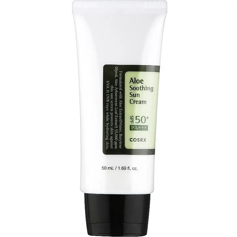 Сонцезахисний крем з алое СПФ 50+ 50 мл Cosrx Aloe Soothing Sun Cream SPF50+ PA+++ - фото 2