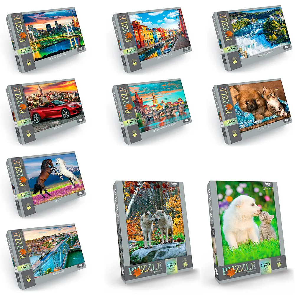 Пазли Danko Toys ДТ-ПЗ-05-47 1500 елементів (в асортименті)