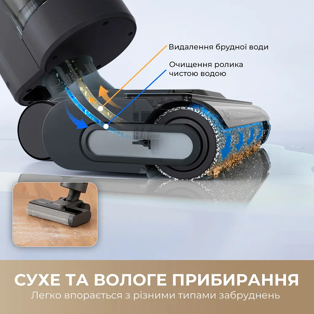 Беспроводной моющий пылесос Dreame H11 Core - фото 5