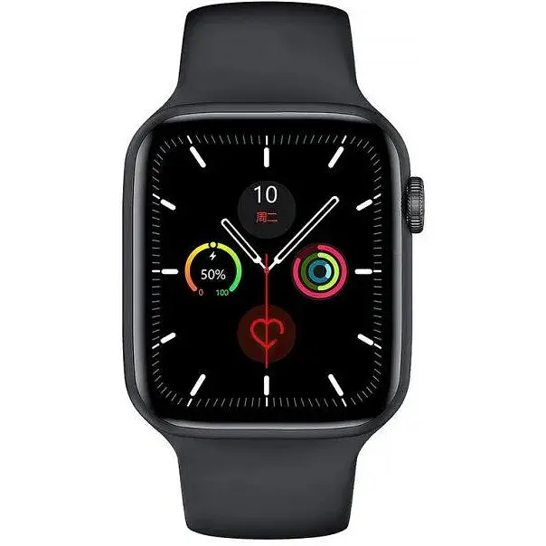 Розумний годинник Smart Watch Hoco Y5 та магнітна зарядка Чорний - фото 3