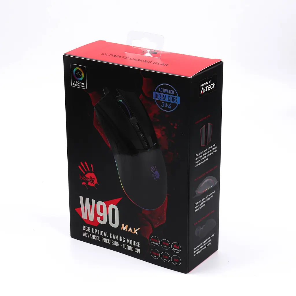 Мышь игровая A4Tech Bloody W90 Max Stone Black - фото 9