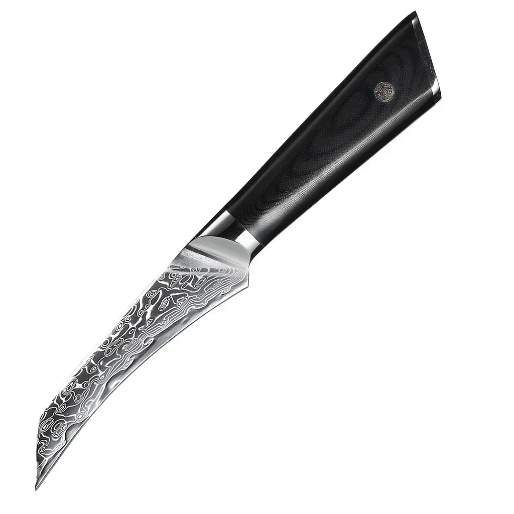 Ніж для чищення овочів Damascus DK-LKB 5008 VG-10 9 см Дамаська сталь 67 шарів