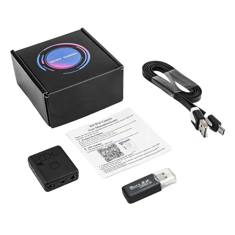 Мини камера wifi с подсветкой и записью с разрешением 640х480 Nectronix XD640, приложение iWFCam (100983) - фото 7