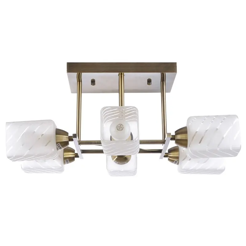 Люстра потолочная Brille E14 40W BZ (BR-596C/6) - фото 3