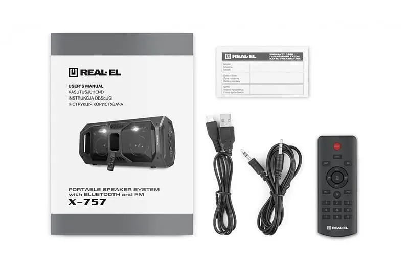 Акустическая система Real-El X-757 Black - фото 9