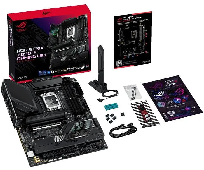 Материнська плата ASUS ROG STRIX Z890-F GAMING WIFI (ROG STRIX Z890-F GAMING WIFI) (Socket 1851, Intel Z890, ATX) - фото 9