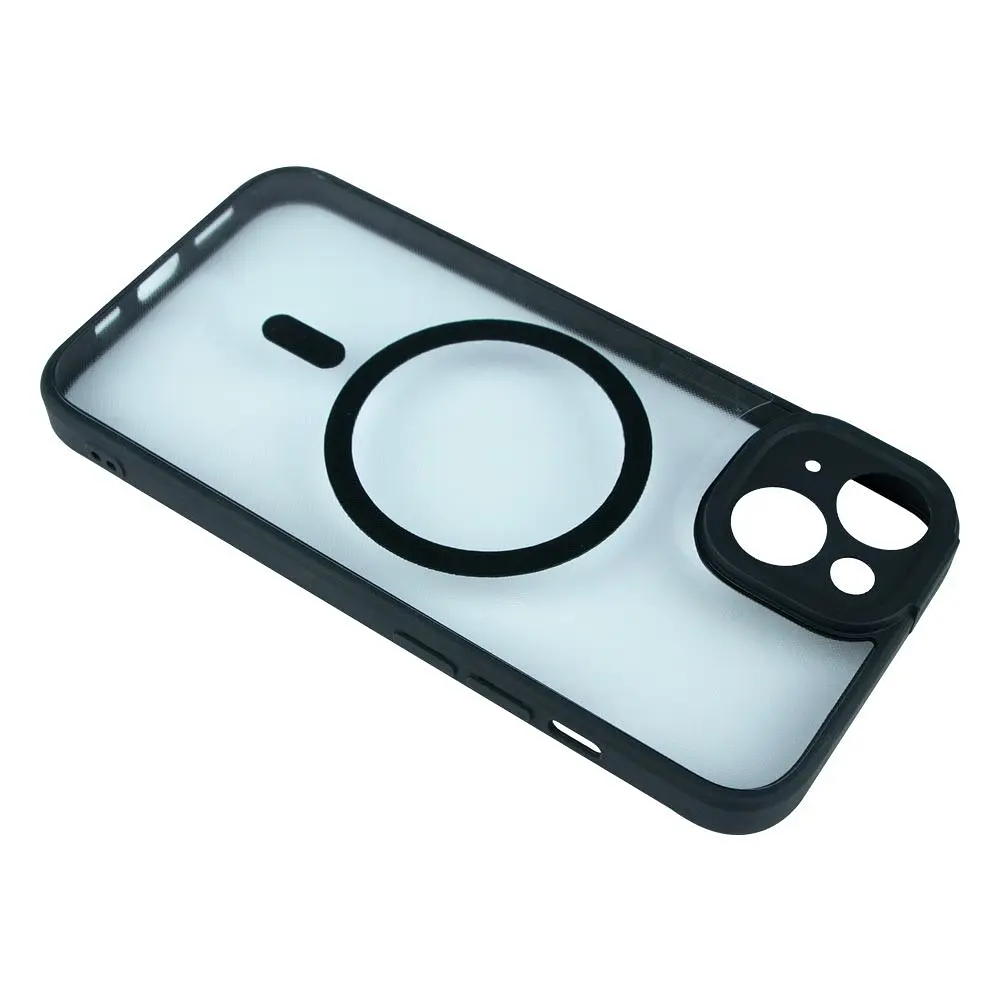 Чохол Baseus Frame Series Magnetic Case+Glass 0.22 mm Apple iPhone 14 ARJT020001 Black - фото 4