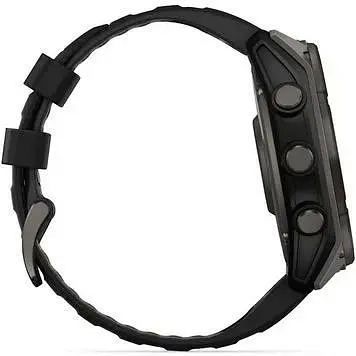 Смарт-годинник Garmin Fenix 8 51mm Solar Sapphire Carbon Gray DLC Titanium w. Black/Pebble Gray S. Band (010-02907-10/11) - фото 3