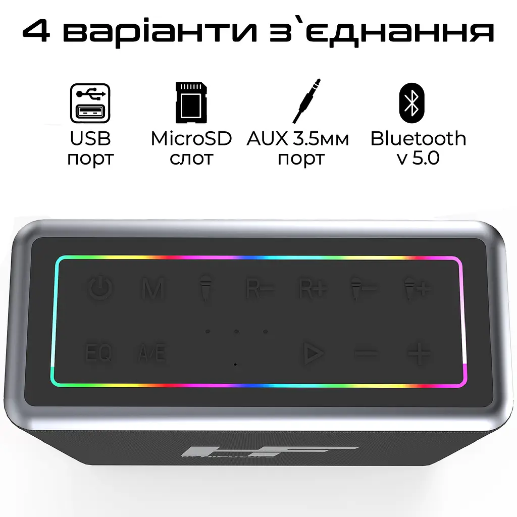 Акустична система HiFuture MusicBox 100W Silver (musicbox.silver) - фото 3