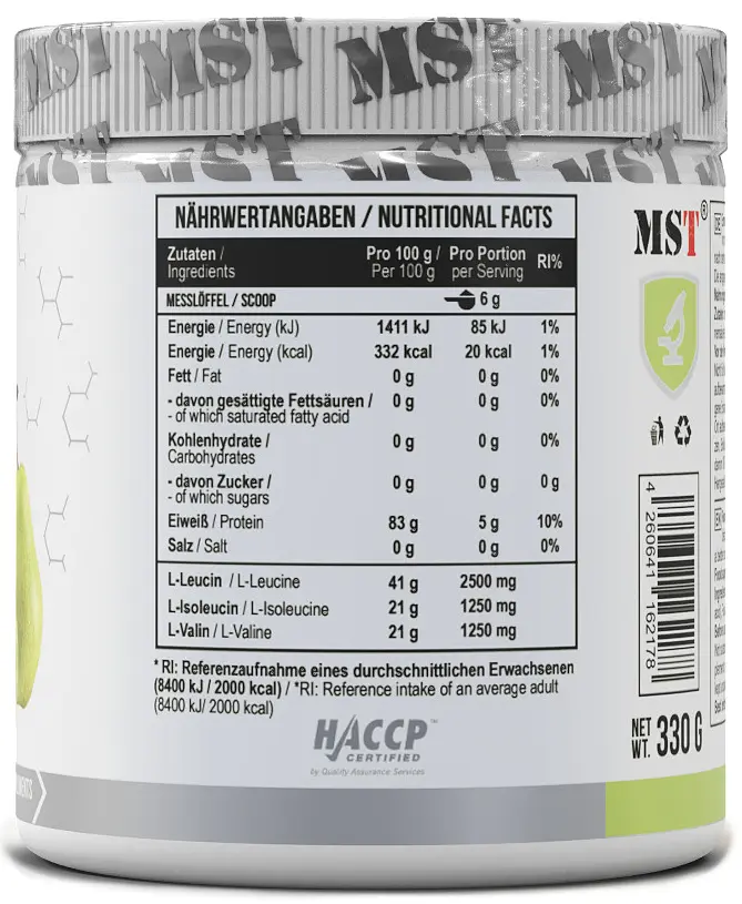 MST BCAA Zero Комплекс Амінокислот без цукру - 330 г - фото 2