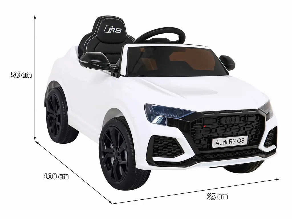 Електромобіль Ramiz Audi RS Q8 12 В на пульті керування, червоний (PA.HL518.CR) - фото 15
