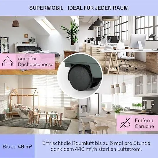 Кондиционер мобильный Klarstein Kraftwerk Smart 10K (10034667) - фото 6