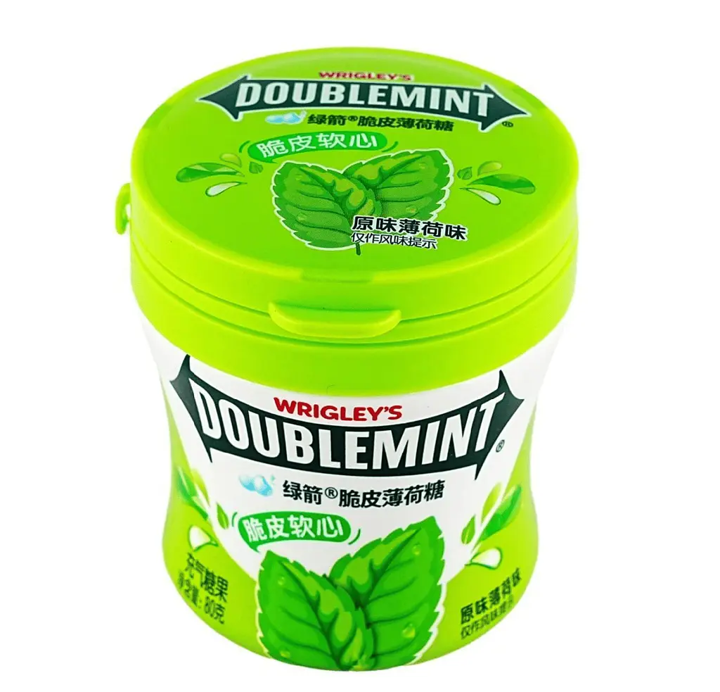 Драже Wrigley's Doublemint Crispy Soft Mint Original 80г - фото 2