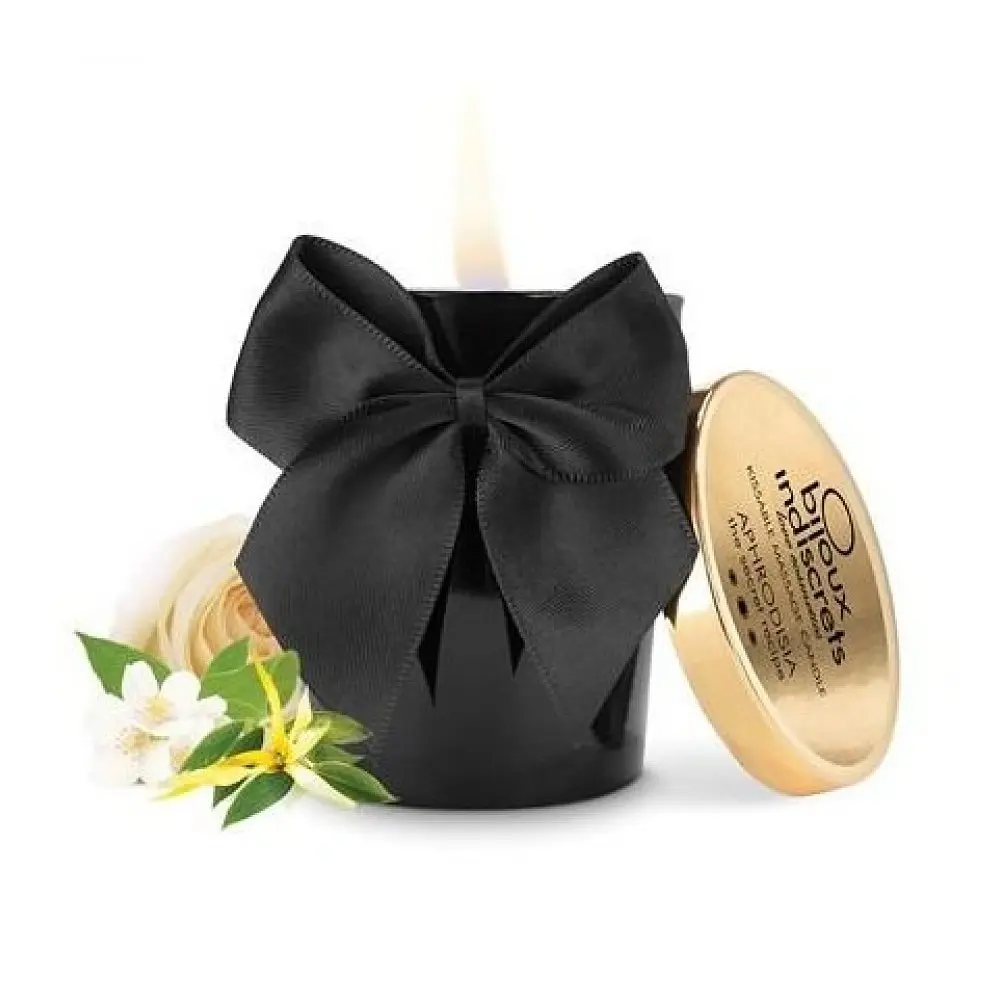 Масажна свічка Bijoux Indiscrets Aphrodisia Scented Massage Candle з унікальним ароматом у подарунковій упаковці, 70 мл - фото 2