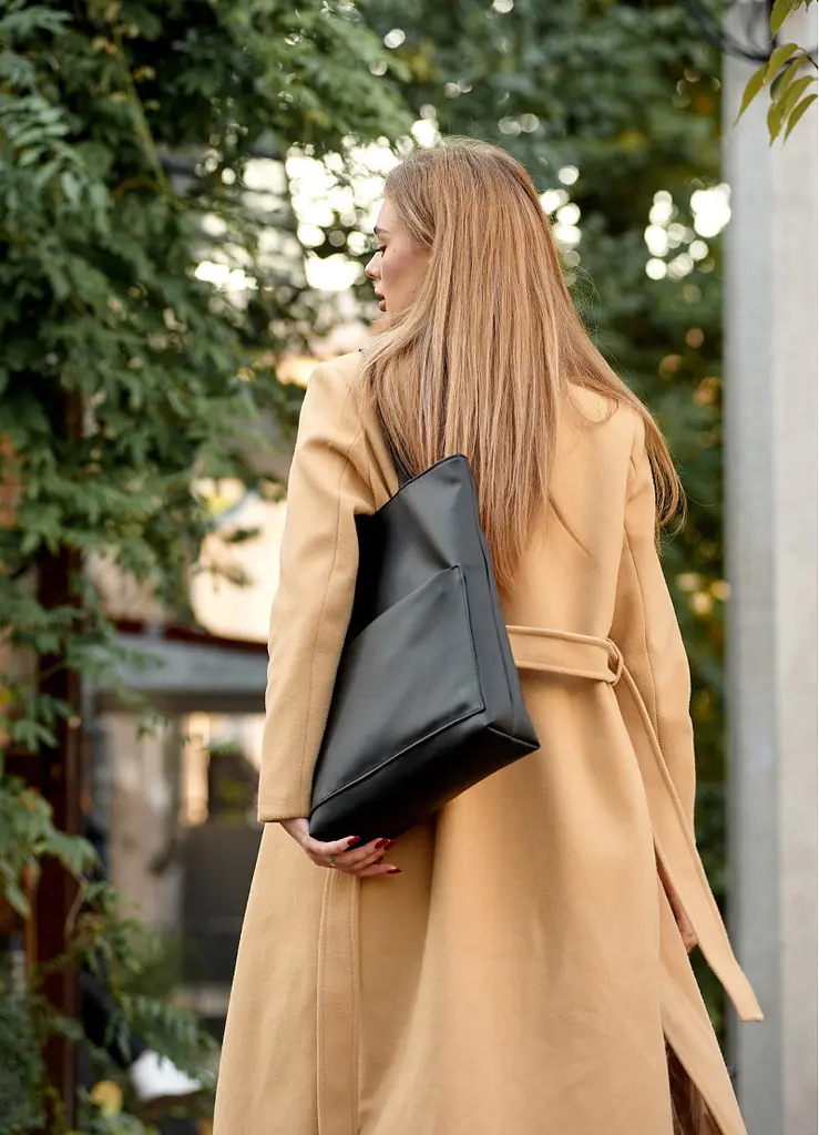Сумка Sambag Shopper Tote SQN чорний 41 х 30 х 10 см (93220001) - фото 2