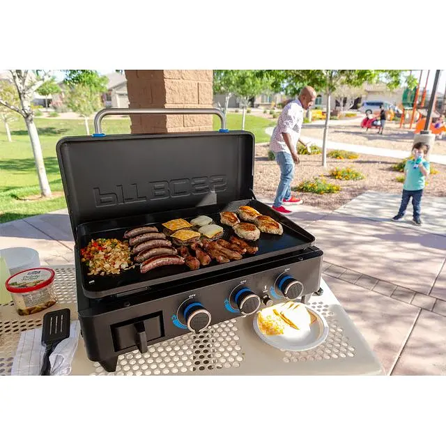 Портативный газовый гриль-планча Pit Boss Ultimate на 3 горелки, съемный, со столом (10810) - фото 7