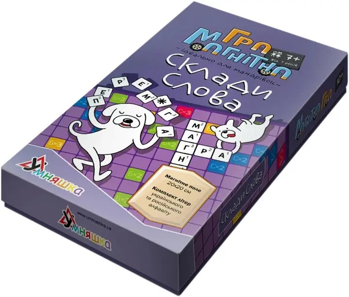 Гра магнітна Склади слова Умняшка 1425 Різнокольоровий shop (4820129201425)