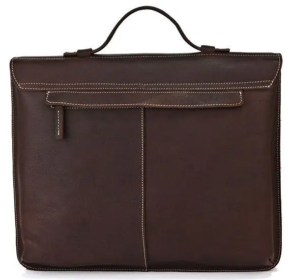 Кожаный портфель мужской Vintage 38х30,5х7,5 см sum0012730 - фото 5