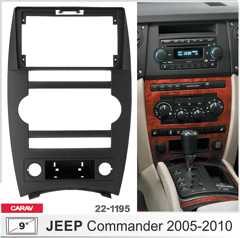 Перехідна рамка Jeep Commander Carav 22-1195 - фото 4