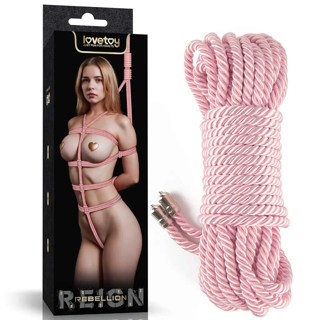 Мотузка - Rebellion Reign Rose Bondage Rope, 10 м - фото 9