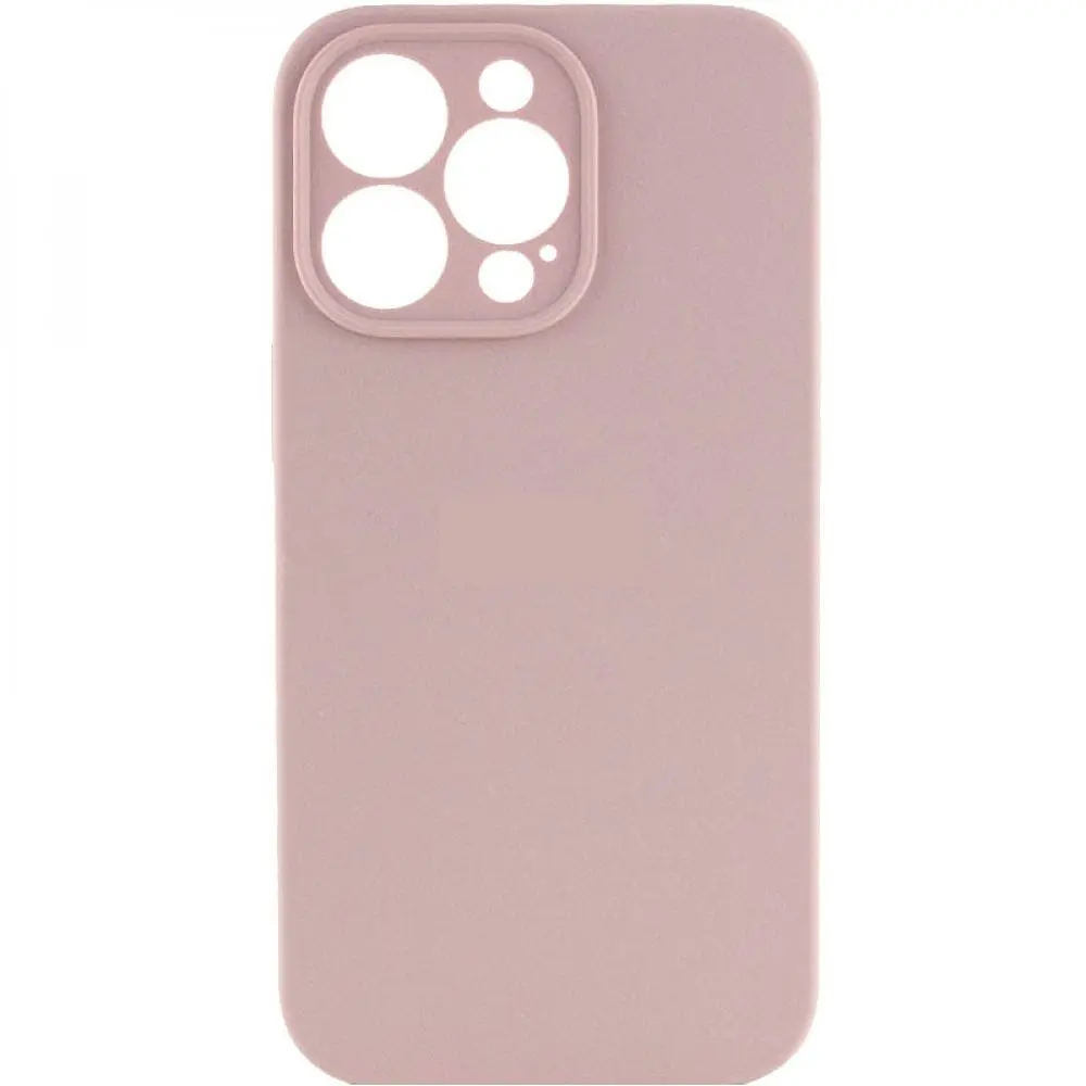 Чохол із захистом камери Silicone Case Full Apple iPhone 15 Pro Blackcurrant