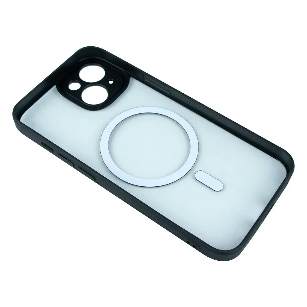 Чохол Baseus Frame Series Magnetic Case+Glass 0.22 mm Apple iPhone 14 ARJT020001 Black - фото 2