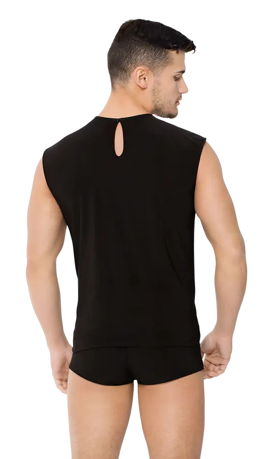 Сексуальный комплект Softline Shirt and Shorts 4604 XL черный с белым - фото 2