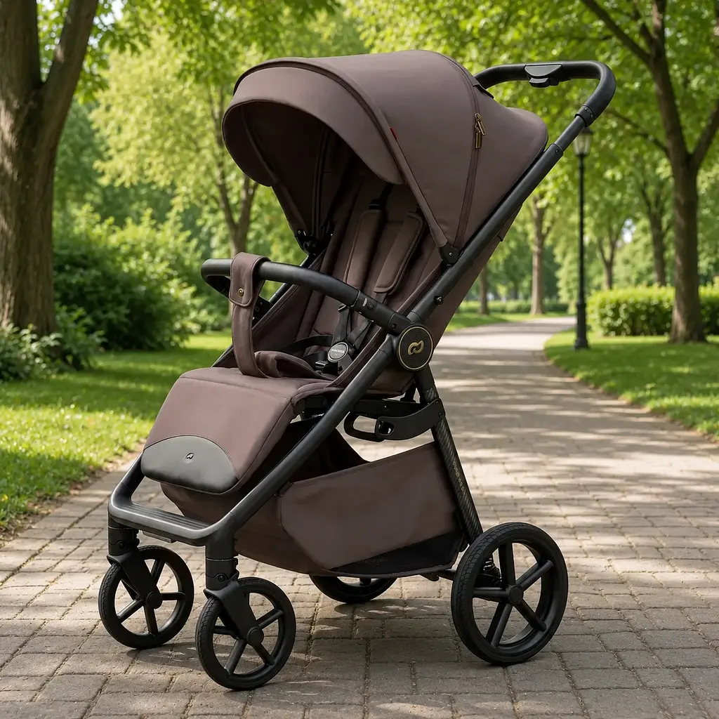 Прогулянкова коляска CARRELLO Bravo Carbon CRL-5530 Mineral Brown - фото 2