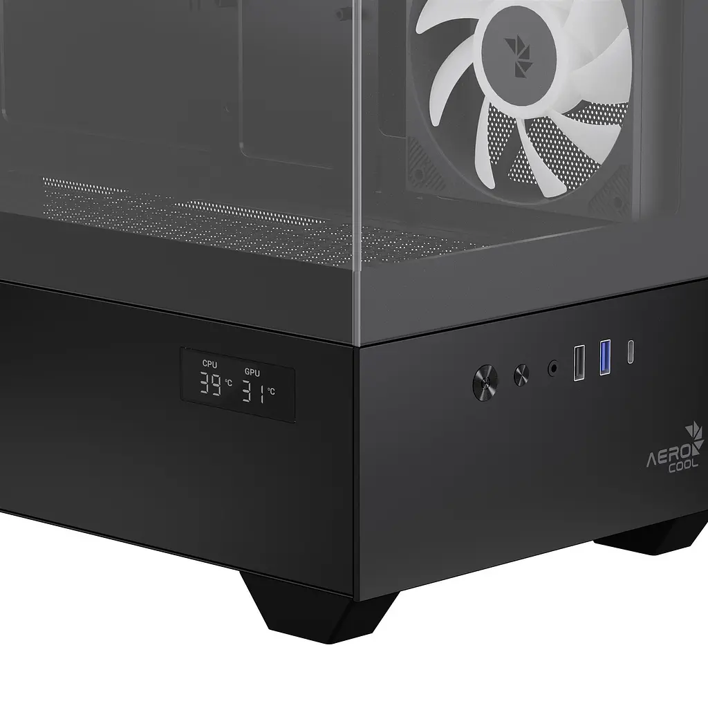 Корпус Aerocool P300D Digi-G-BK-v1 Black (ACCS-PN05033.11) - фото 6